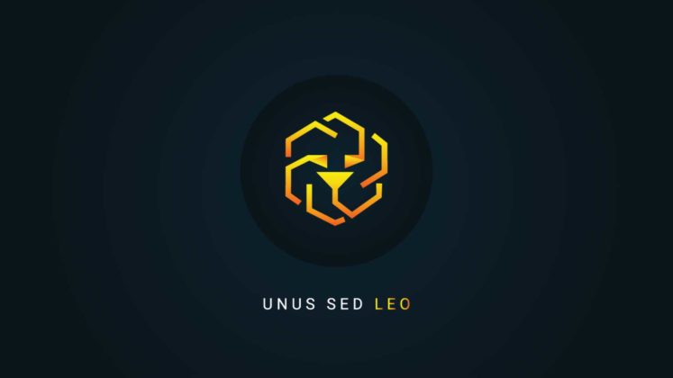 The logo of UNUS SED LEO on dark background