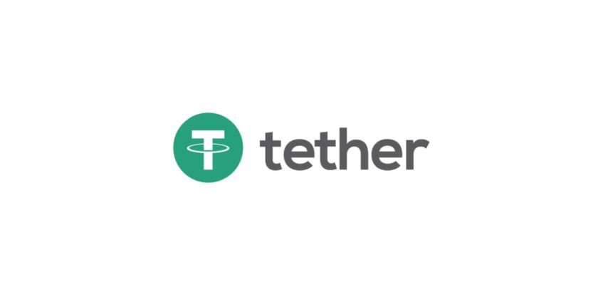 The logo of Tether (USDT) on a white background
